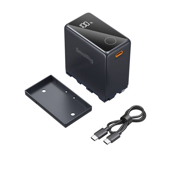 SmallRig 4469 NP-F970, USB-C wiederaufladbarer Akku  schwarz