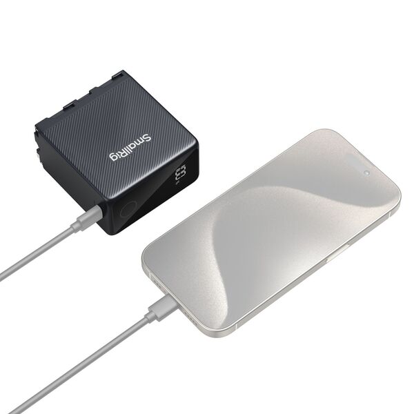 SmallRig 4469 NP-F970, USB-C wiederaufladbarer Akku  schwarz