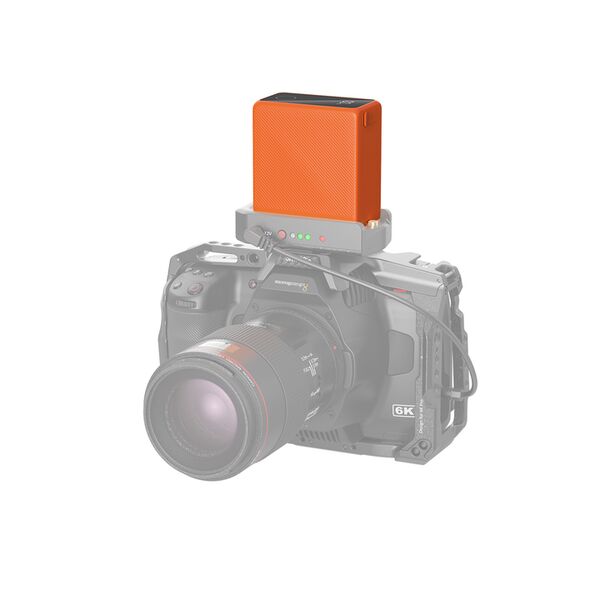 SmallRig 4576 NP-F970, USB-C wiederaufladbarer Akku  orange