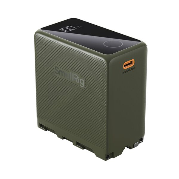 SmallRig 4577 NP-F970, USB-C wiederaufladbarer Akku  grün