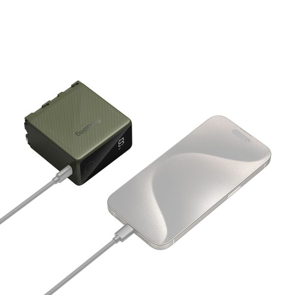 SmallRig 4577 NP-F970, USB-C wiederaufladbarer Akku  grün