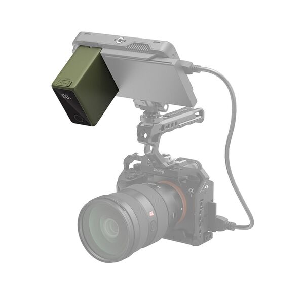 SmallRig 4577 NP-F970, USB-C wiederaufladbarer Akku  grün