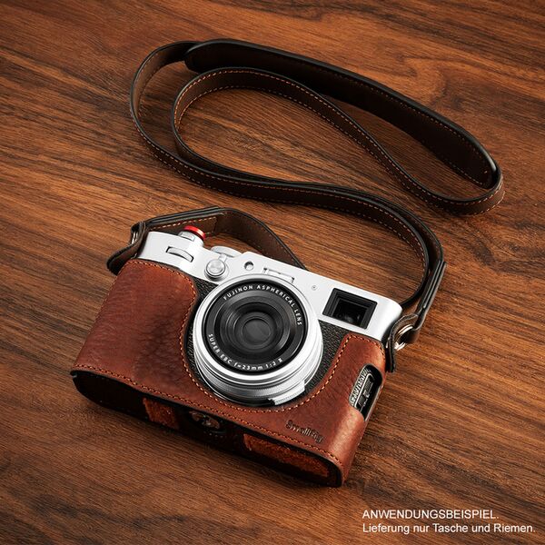 SmallRig 4699 Leder Half Case Kit braun, für Fujifilm X100VI 