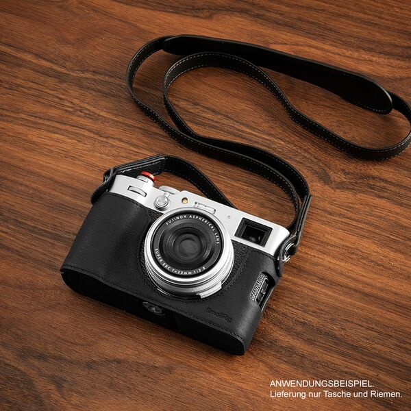 SmallRig 4700 Leder Half Case Kit schwarz, für Fujifilm  Fujifilm X100VI schwarz
