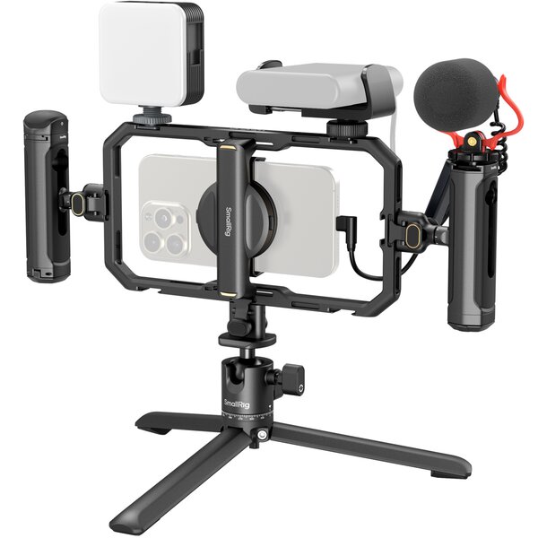 SmallRig 4704 All-in-One Video Kit für Smartphone Creators  Quick Pro Edition