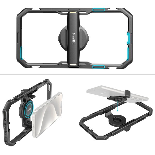 SmallRig 4704 All-in-One Video Kit für Smartphone Creators  Quick Pro Edition