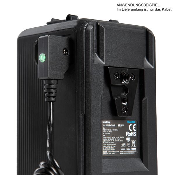 SmallRig 4761 D-Tab zu BMPCC 4K/6K Stromkabel 