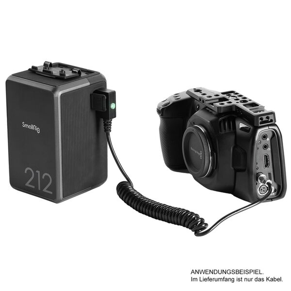 SmallRig 4761 D-Tab zu BMPCC 4K/6K Stromkabel 