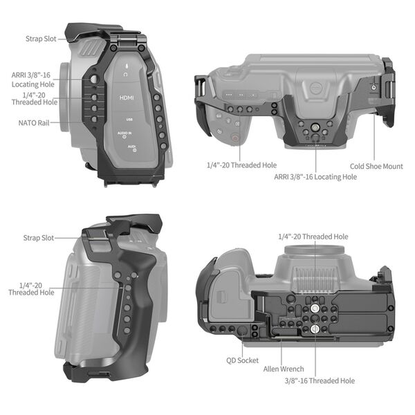 SmallRig 4785 Camera Cage f. BMCC 6K (Vollformat) 
