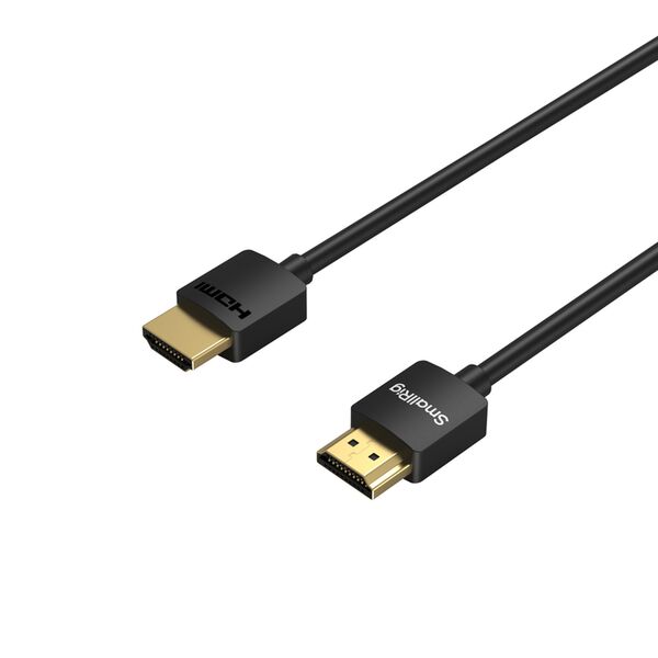 SmallRig 4963 Spiralkabel HDMI A auf A Datenkabel,  1,20 m aufgewickelt
