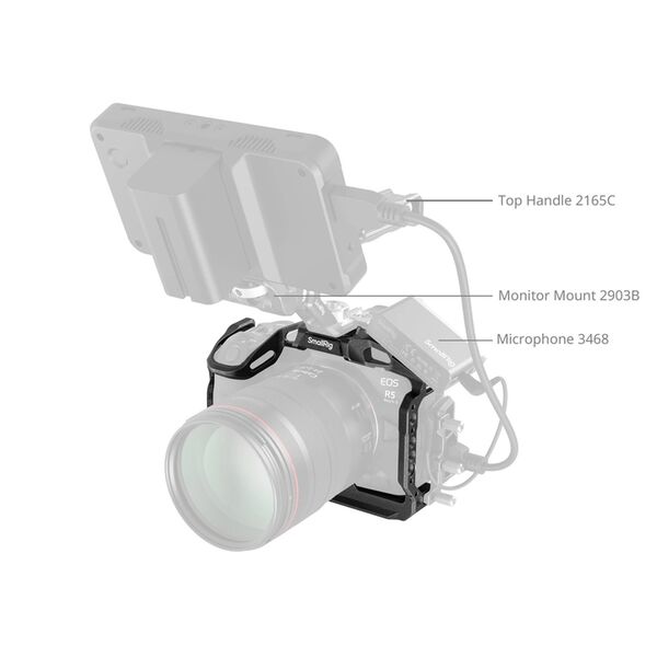 SmallRig 4975 Black Mamba Cage f. Canon EOS R5 II 