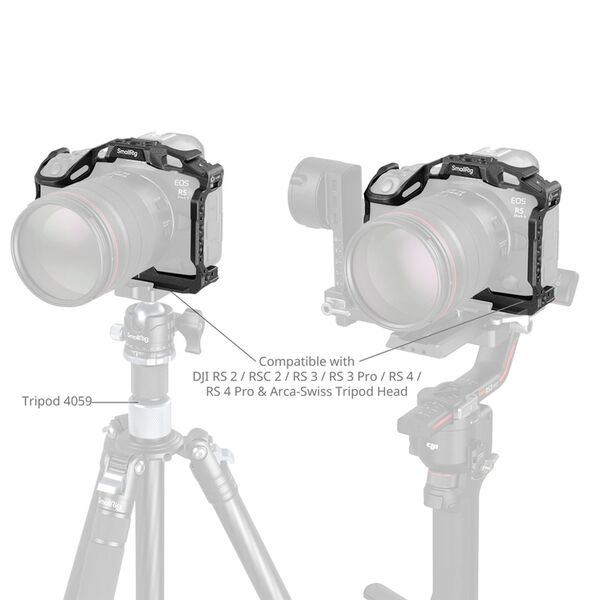 SmallRig 4975 Black Mamba Cage f. Canon EOS R5 II 