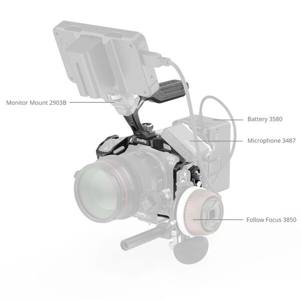 SmallRig 4976 Black Mamba Cage Kit f. Canon EOS R5 II 