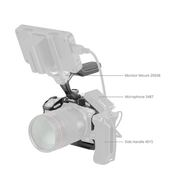 SmallRig 4976 Black Mamba Cage Kit f. Canon EOS R5 II 