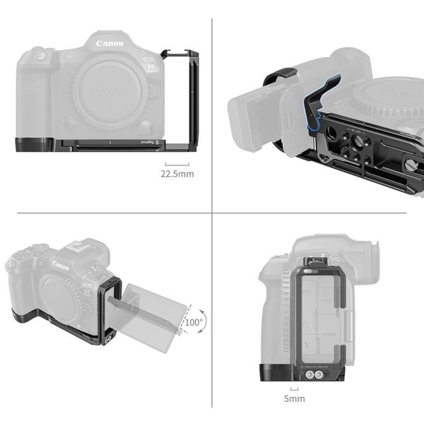 SmallRig 4983 L-Shape Mount Plate für Canon EOS R5 II 