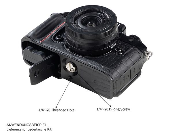 SmallRig 5095 Halbtaschen-Kit schwarz für Nikon Z f 