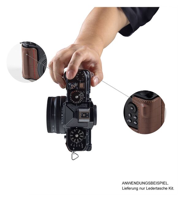 SmallRig 5096 Halbtaschen-Kit braun für Nikon Z f 