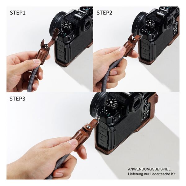 SmallRig 5096 Halbtaschen-Kit braun für Nikon Z f 