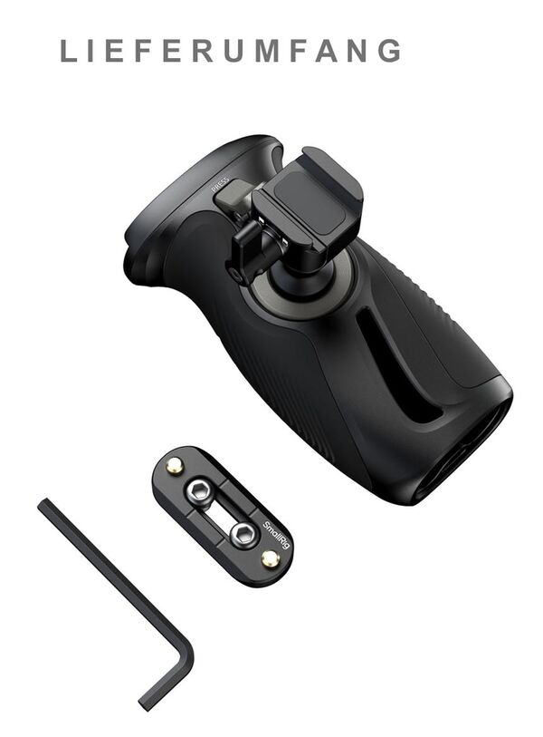 SmallRig 5160 Drehbarer Seitengriff mit NATO-Klemme 