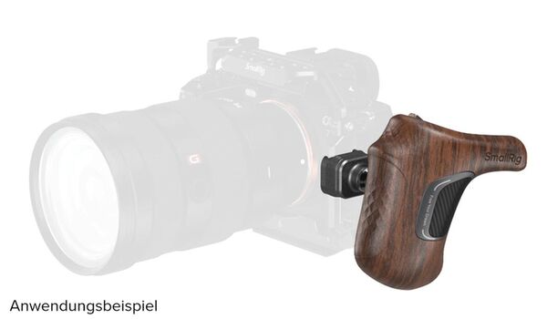 SmallRig 5161 Image Grip Left Side Holzgriff mit NATO-Klemme 