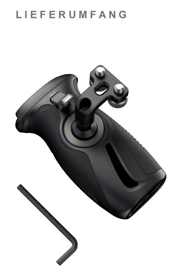 SmallRig 5194 Drehbarer Seitengriff mit 1/4 -20 Schrauben 