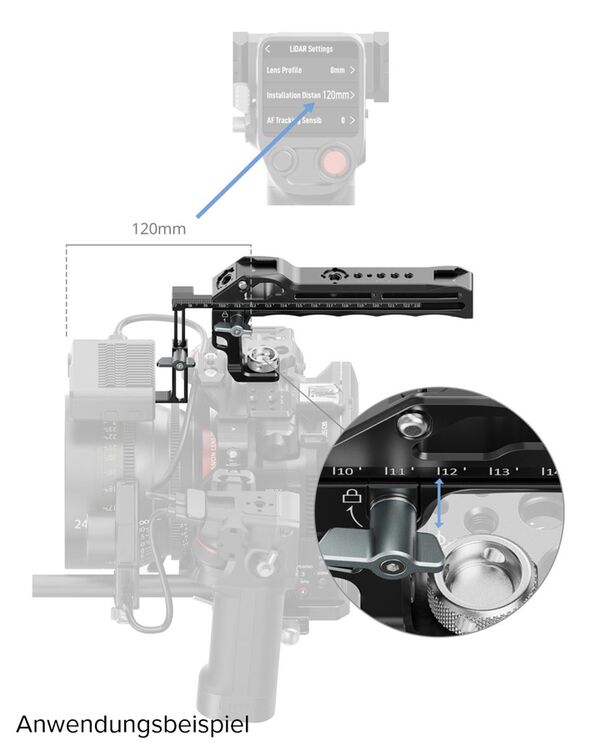 SmallRig 5236 oberer Griff für DJI Focus Pro LiDAR 
