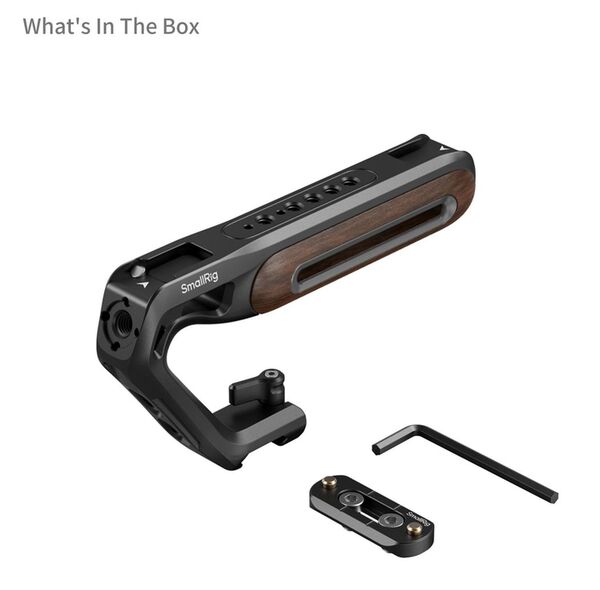 SmallRig 5251 oberer Griff aus Holz mit NATO-Klemme 