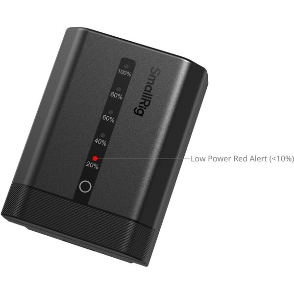 SmallRig 5297 USB-C Camera Battery with Power Display for Sony NP-FZ100 