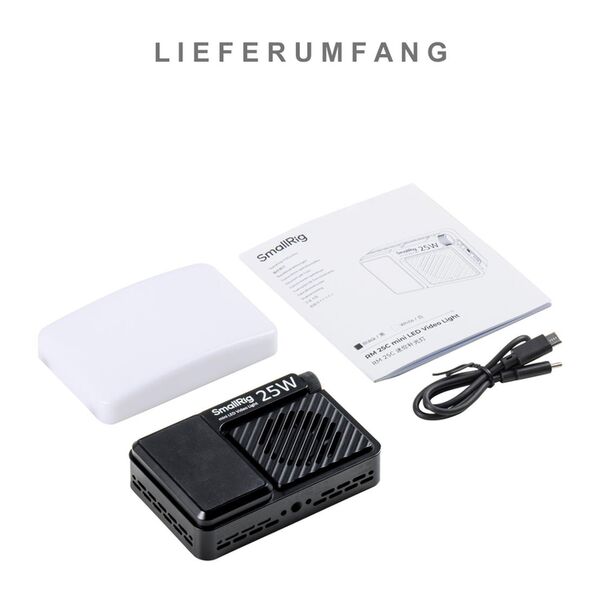 SmallRig 5357 RM 25C Mini LED Video Light (Black) 