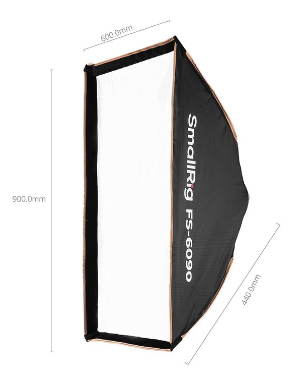 SmallRig 5369 FS-6090 Schnellaufbaubare Faltstreifen-Softbox 
