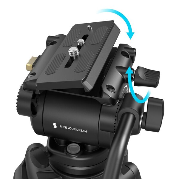 SmallRig 5441 AD14 Heavy-Duty Carbon Fiber Tripod 