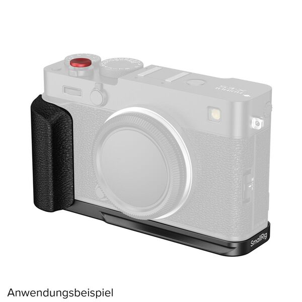 SmallRig 5448 L-förmige Montageplatte mit Silikongriff für FUJIFILM X-E5  schwarz
