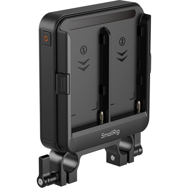 SmallRig 5537 Adapter Plate Kit for NP-F Type Batteries for 15mm LWS Rods (Supports UPS) 