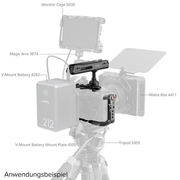 SmallRig 5589 Basic Cage Kit für Sony FX2 