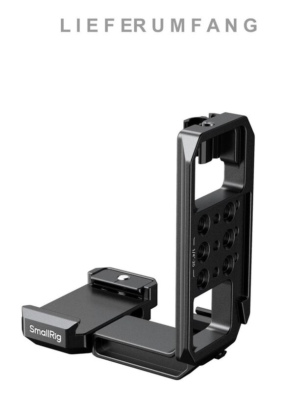 SmallRig 5594 Vertikale Montageplatte für Cage mit ARCA-Typ-Platte 