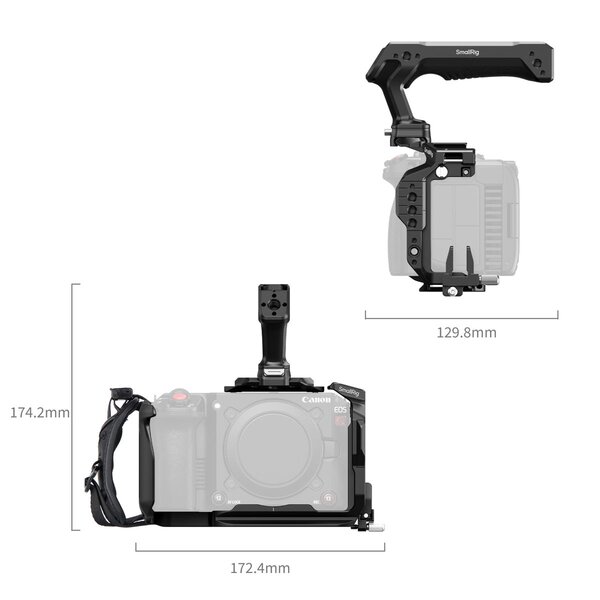 SmallRig Cage für Canon EOS C50  Käfig-Kit mit oberem Griff