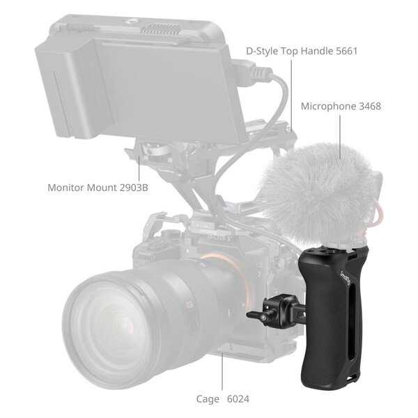 SmallRig 5952 Seitengriff mit NATO-Klemme 