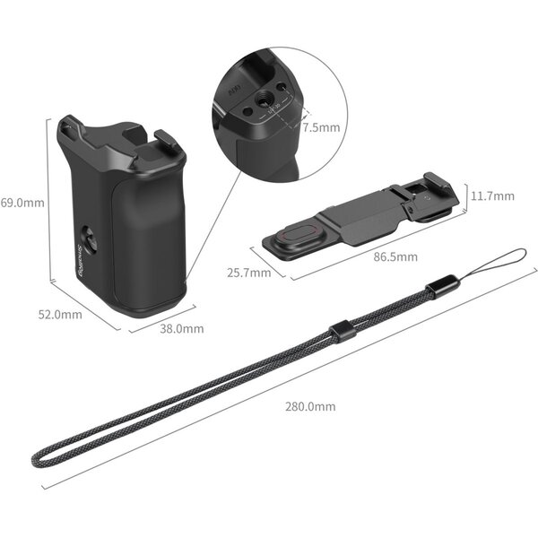 SmallRig 6259 Handle for SmallRig Cages (ID 5888, 5887) for DJI Osmo Action 6 