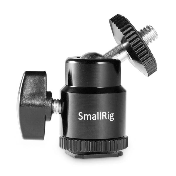 SmallRig 761 1/4 Zoll Camera Hot shoe mount w/ additional 1/4 Zoll screw 