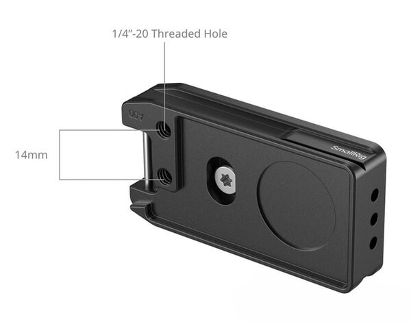 SmallRig Arca-Swiss Montageplatte für AirTag  Universal
