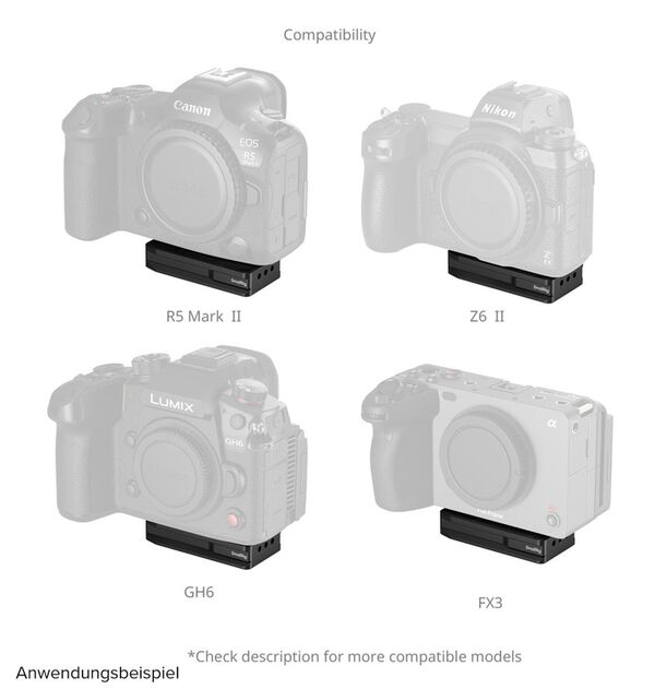 SmallRig Arca-Swiss Montageplatte für AirTag  Universal