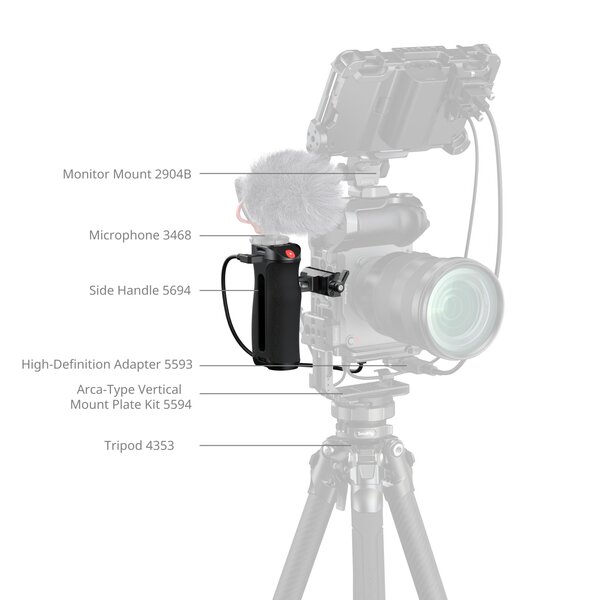 SmallRig Arca-Typ-Seitengriff mit Rec-Trigger 