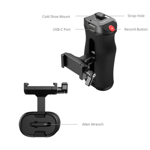 SmallRig Arca-Typ-Seitengriff mit Rec-Trigger 