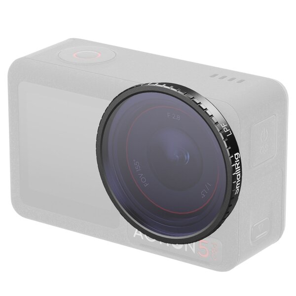 SmallRig Aufsteckbarer Filter für DJI Osmo Action 5 Pro / 4  1/4 Effekt Schwarzer Nebel