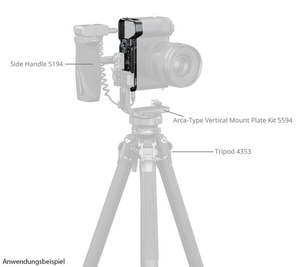 SmallRig Baseplate w/Air Tag Slot für Sony Alpha 7C II / Alpha 7CR  5481 schwarz