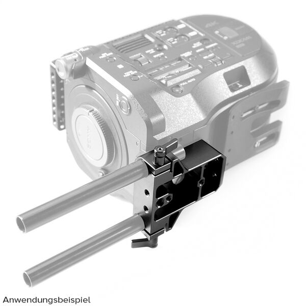SmallRig Basisplatte mit Dual 15mm Rod Clamp 1674 