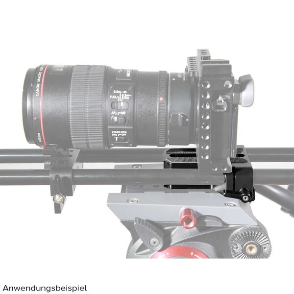 SmallRig Basisplatte mit Dual 15mm Rod Clamp 1674 