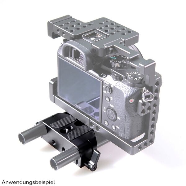 SmallRig Basisplatte mit Dual 15mm Rod Clamp 1674 