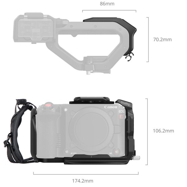 SmallRig Cage für Canon EOS C50  Käfig-Kit mit XLR-Verlängerung