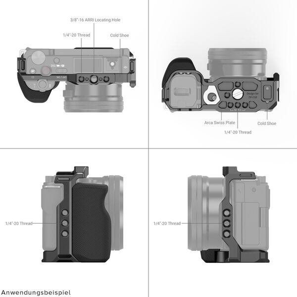 SmallRig Cage mit Griff  Sony ZV E10